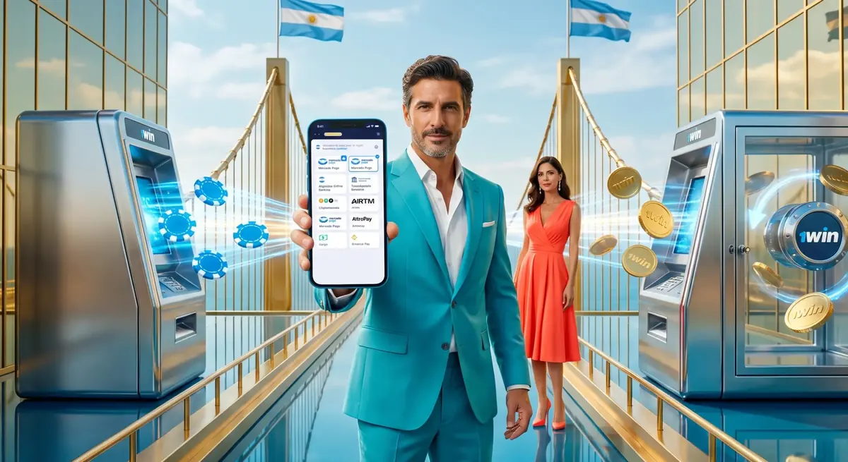 Cajero de 1Win con depósitos y retiros